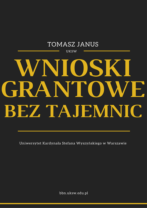 Wnioski grantowe bez tajemnic - okładka książki